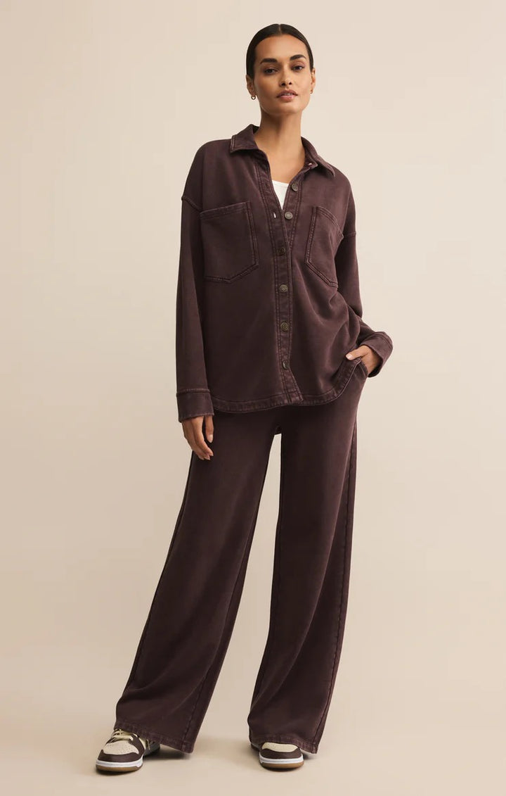 Z Supply | Hunter Knit Pant - Chocolate Cherry