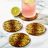 Bengal Print Coaster - Boxed Set Of Four