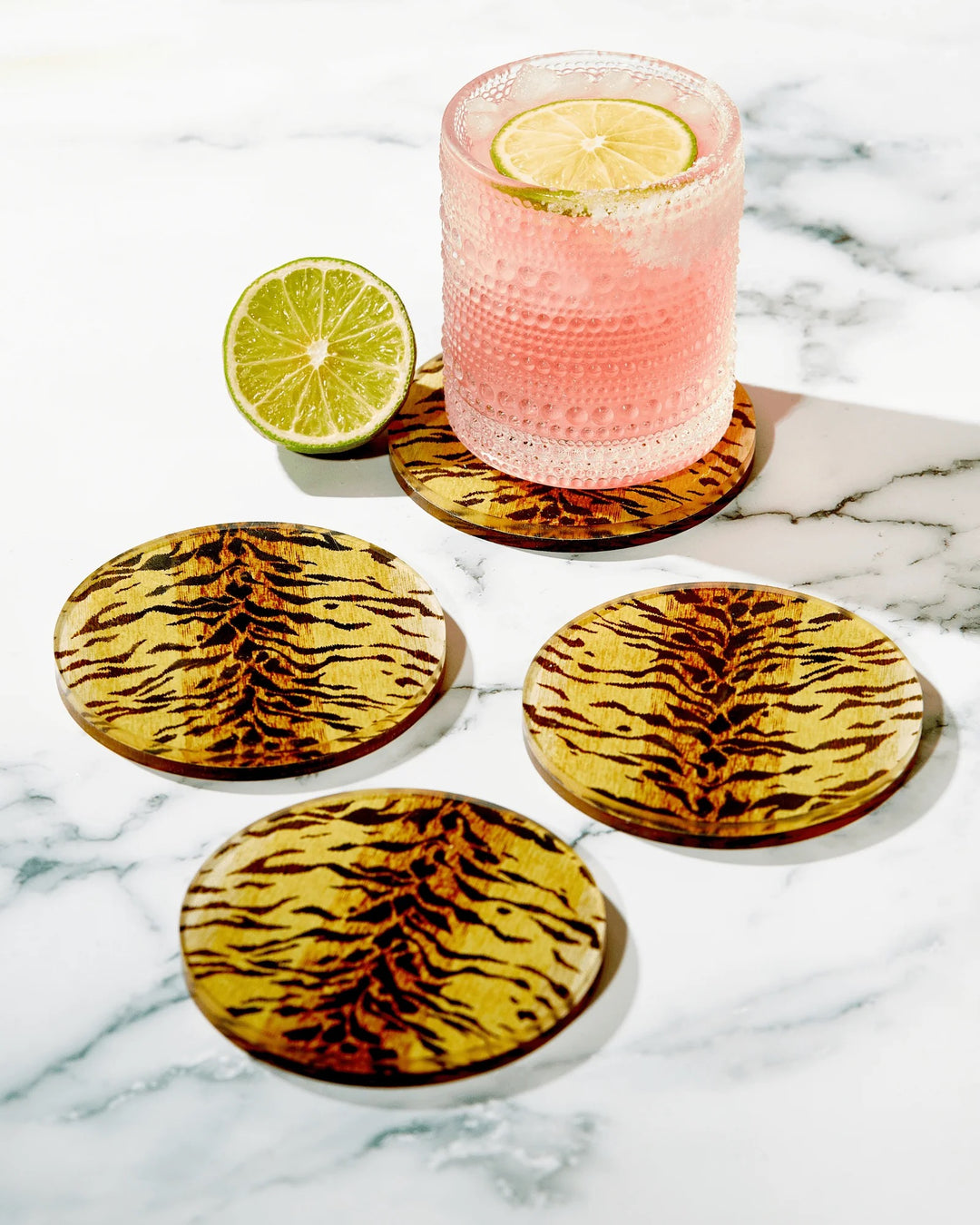 Bengal Print Coaster - Boxed Set Of Four