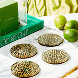 Leopard Print Coaster - Boxed Set Of Four