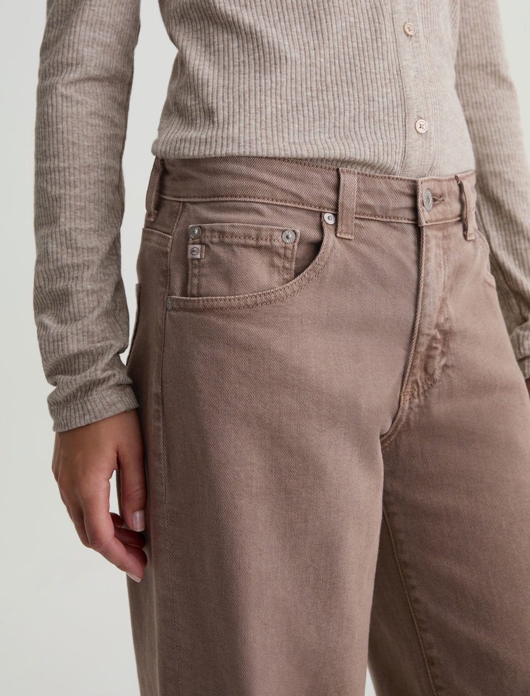 BLACK FRIDAY -AG Jean | Adria - Sulfur Taupe Grey