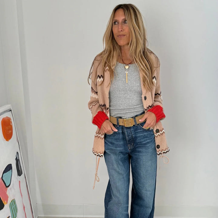 Kerri Rosenthal | Shawl Collar Ker-Isle Cardigan - Multi