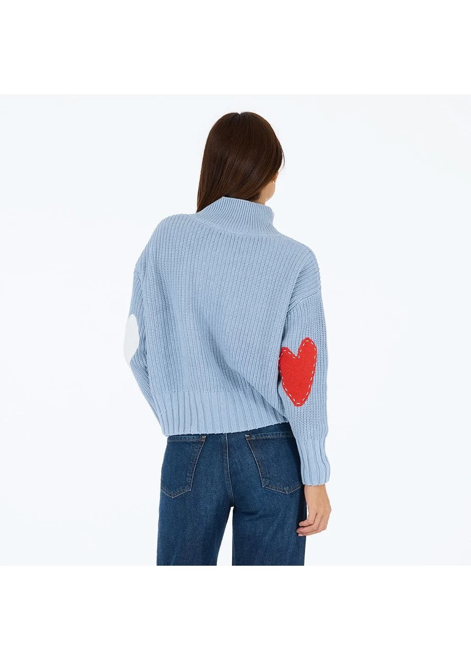 Kerri Rosenthal | Marlow Imperfect Sweater - Steel Blue