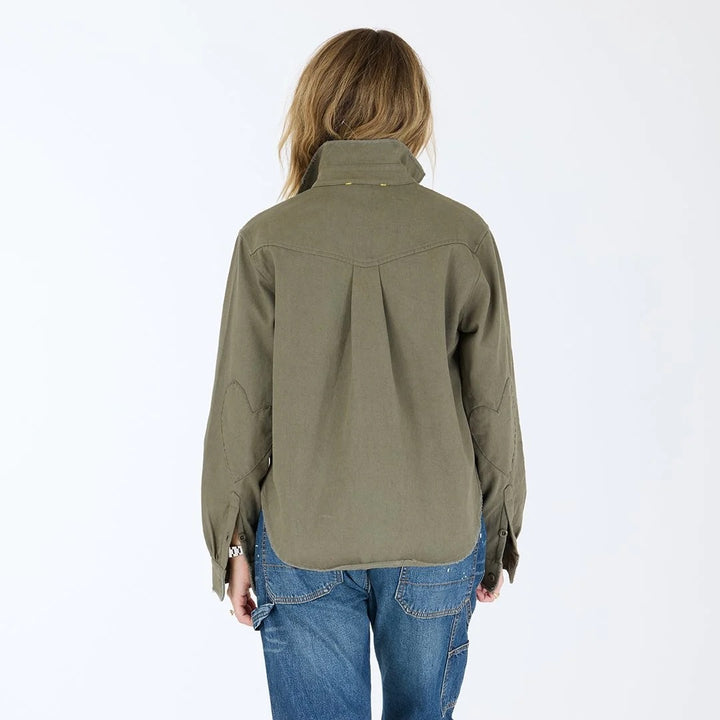 Kerri Rosenthal | Pia Love Brigade Shirt - Army Green