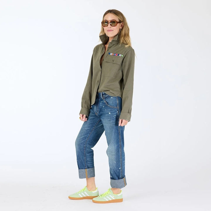 Kerri Rosenthal | Pia Love Brigade Shirt - Army Green
