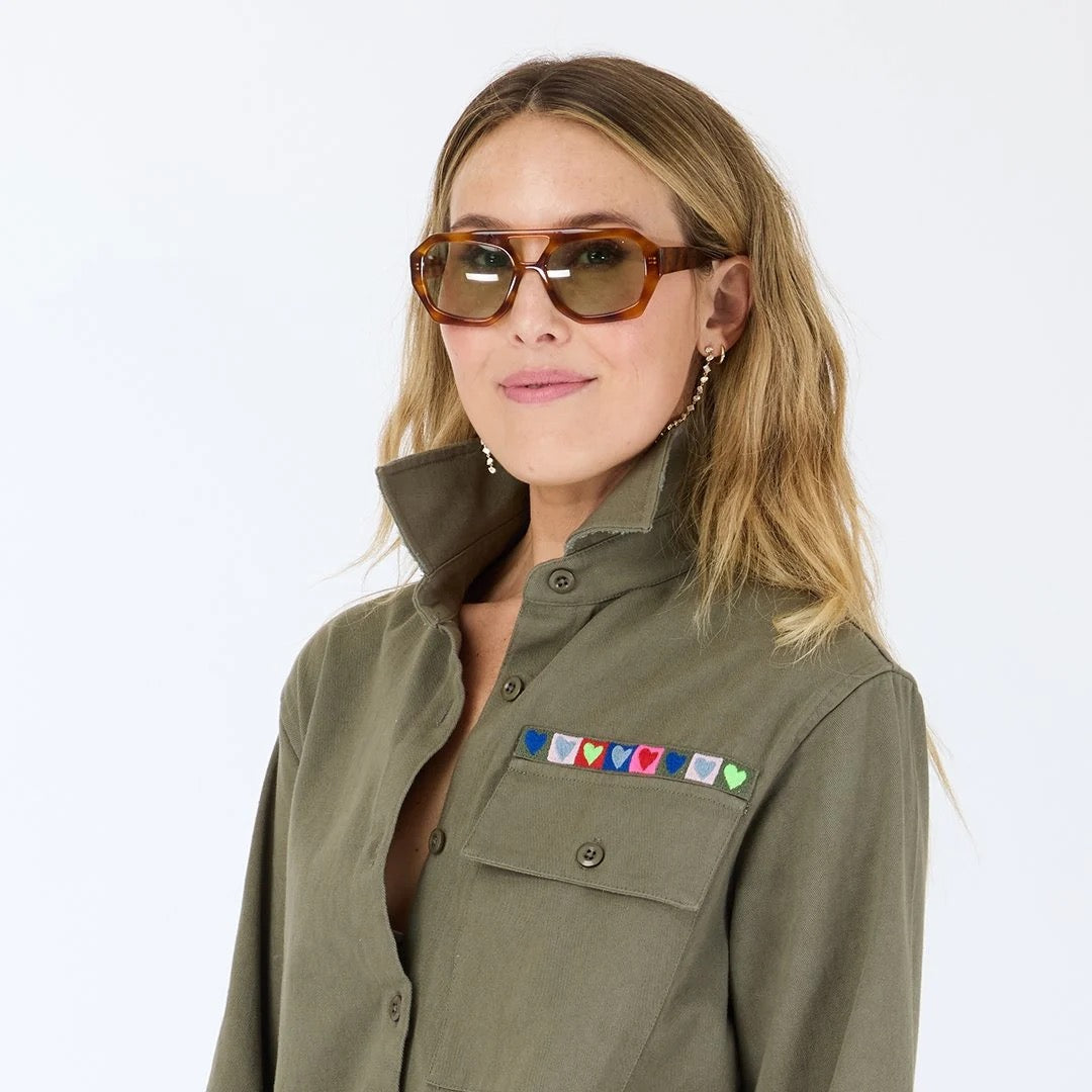 Kerri Rosenthal | Pia Love Brigade Shirt - Army Green
