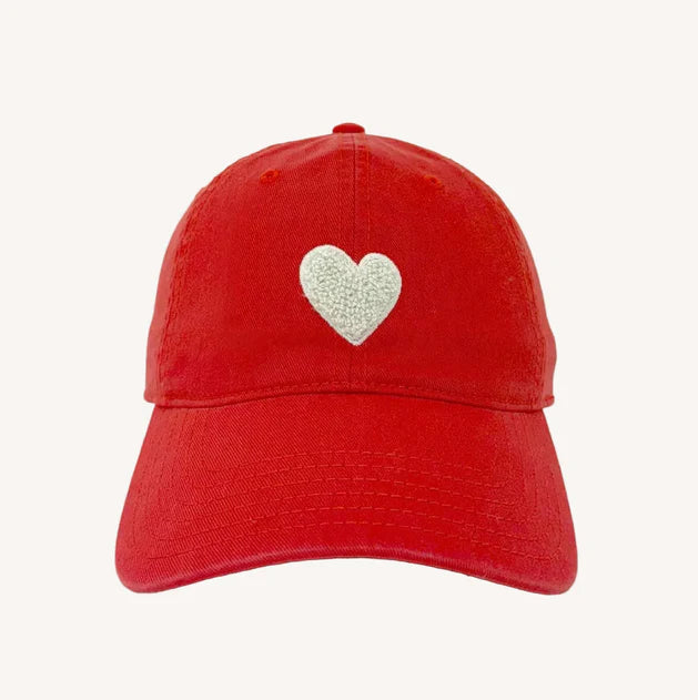 Kerri Rosenthal | Imperfect Chenille Heart Hat - Red