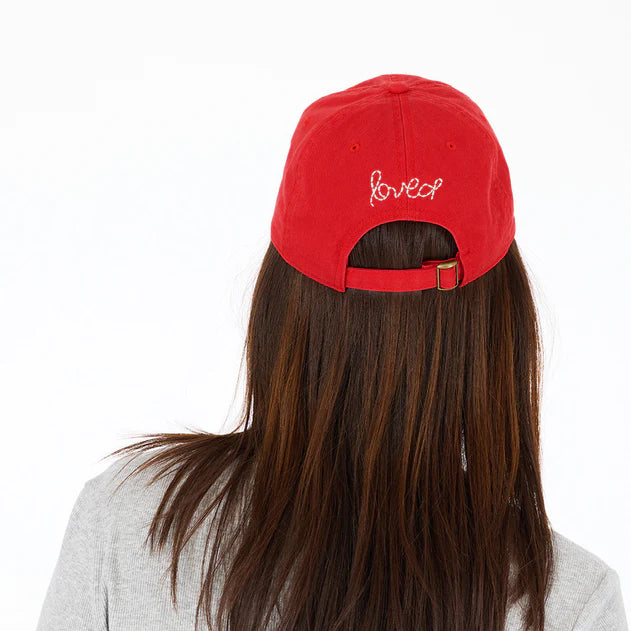 Kerri Rosenthal | Imperfect Chenille Heart Hat - Red