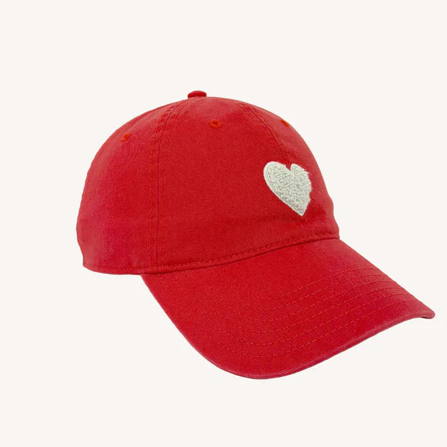 Kerri Rosenthal | Imperfect Chenille Heart Hat - Red