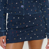 Show Me Your Mumu | Hollywood Skort - Precoius Gemstone Indigo
