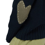 Kerri Rosenthal | Marlow Imperfect Heart Sweater - Black