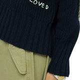 Kerri Rosenthal | Marlow Imperfect Heart Sweater - Black