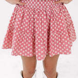 J. Marie | The Marna Lace Skort Set - Red Gingham