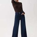 Pistola | Lana Double Button High Rise Ultra Wide Leg - Starstruck