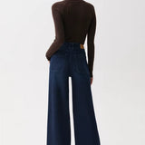 Pistola | Lana Double Button High Rise Ultra Wide Leg - Starstruck