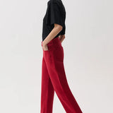 Pistola | Lexi Mid Rise Bowed Straight - Savvy Red