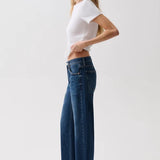 Pistola | Lexi Mid Rise Bowed Straight - Moonwave