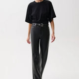 Pistola | Cassie Super High Rise Straight - Onyx