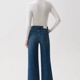 Pistola | Vivian Mid Rise Wide Leg - Blue Depths