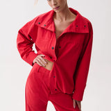Pistola | Liberty Funnel Neck Jacket - Negroni