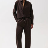 Pistola | Theo Drawstring Poplin Pant - Hot Toddy