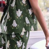Printfresh | Gardening Ghosts - Back to Bed Short Set - Overgrown Moss