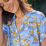 Printfresh | Palm Royale Pooches -Eco Satin
