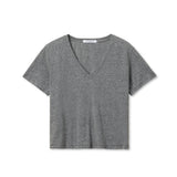 Perfect White Tee | Beckett V-Neck Tee - Heather Grey