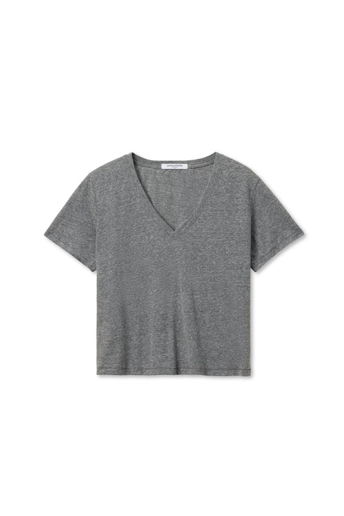 Perfect White Tee | Beckett V-Neck Tee - Heather Grey