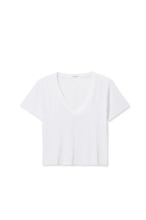 Perfect White Tee | Beckett V-Neck Tee - White