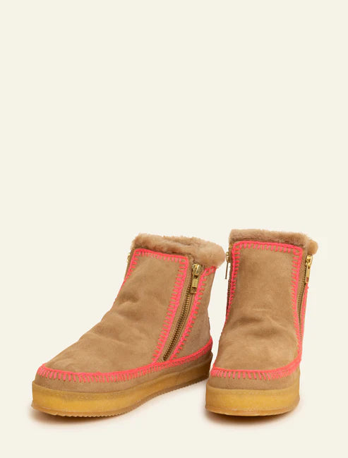 Laidback London | Setsu Crochet Crepe - Neon Pink