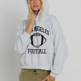 LA Football - Classic Hoodie- Heather Ash