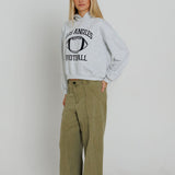 LA Football - Classic Hoodie- Heather Ash