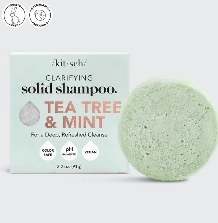 Kitsch Tea Tree + Mint Clarifying Shampoo Bar