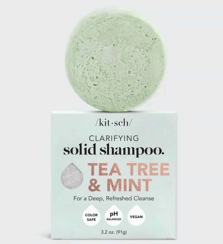 Kitsch Tea Tree + Mint Clarifying Shampoo Bar