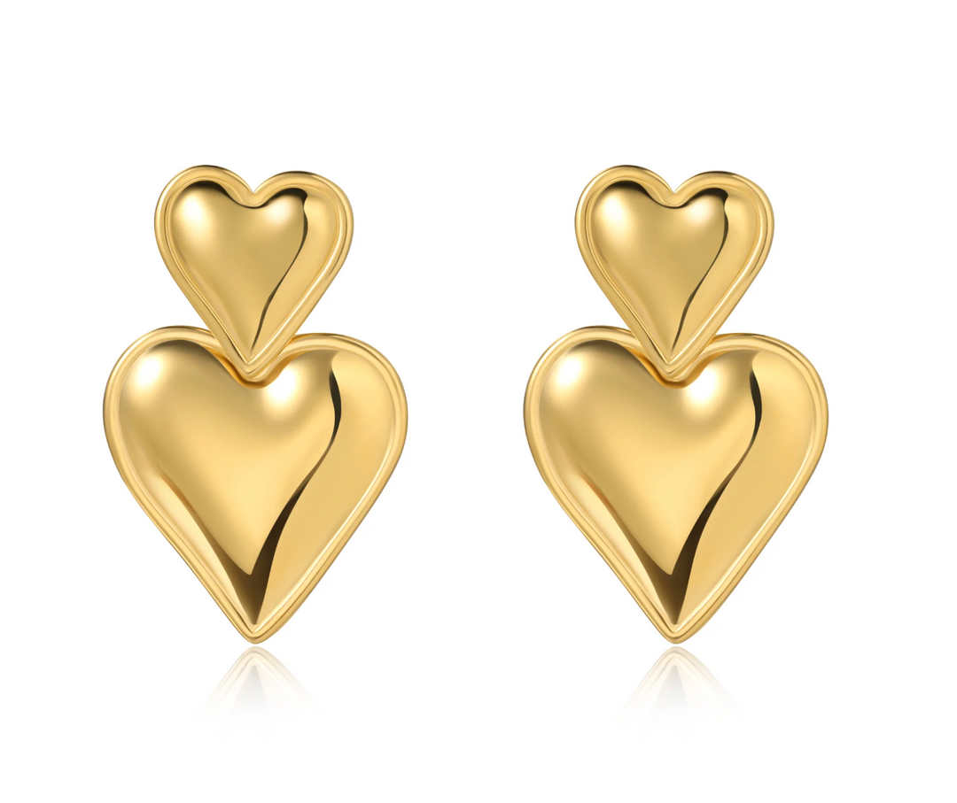 Brynn Heart Earring