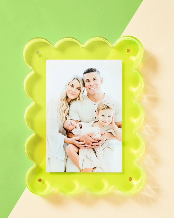 Neon Lime Acrylic Picture Frame