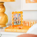 Neon Orange Acrylic Picture Frame