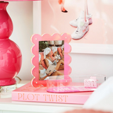 Neon Pink Acrylic Picture Frame