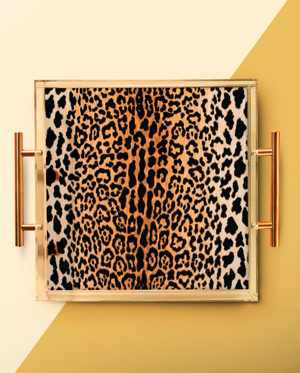 Leopard Print Tray | Large