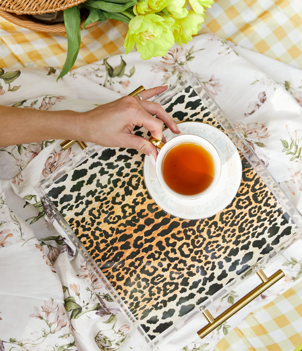 Leopard Print Tray | Large