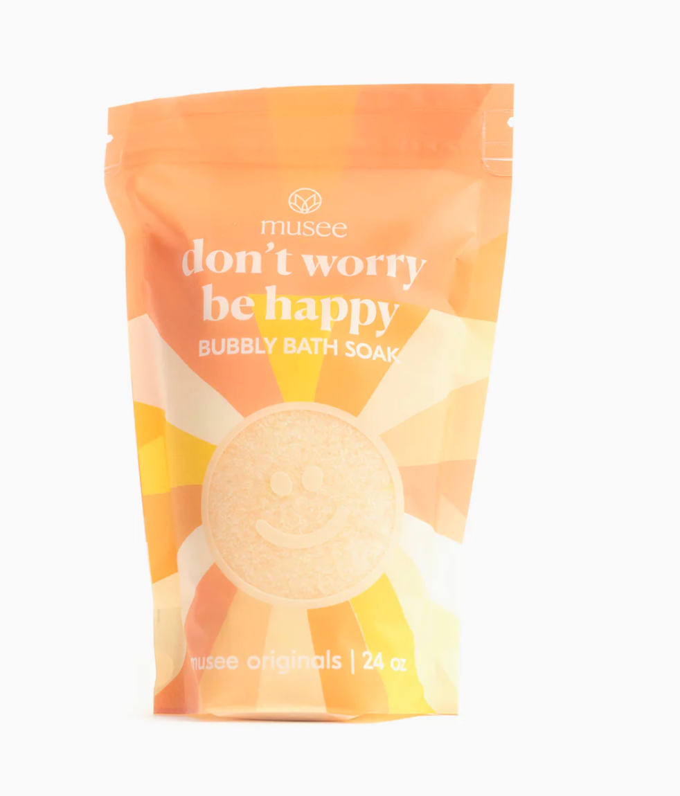 Musee Don't Worry Be Happy Bubbly Bath Soak