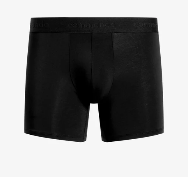 Commando | Men's Modal Boxer Brief- Black