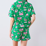 Printfresh | Flock Party Short PJ Set