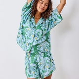 Printfresh | Gator Grove - Eco Satin Dreams Set - Blue Lagoon