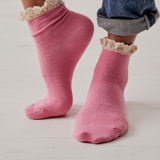 Free People | Beloved Waffle Knit Ankle - Bubblegum