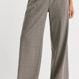 Good American | The Pull On Trouser - Mini Plaid