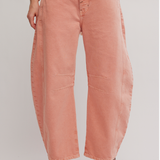 Free People | Good Luck Mid Rise Barrel - Desert Petal