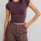 Free People | Protagonist Tee - Vintage Grape