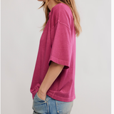 Free People | WTF Perfect Oversized Tee - Glass Roses